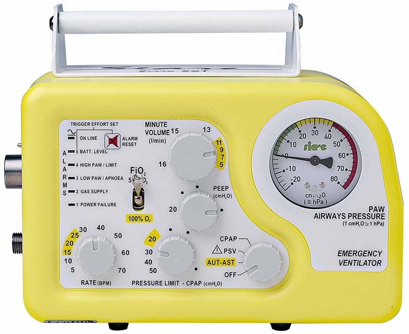 تنظیمات دستگاه ونتیلاتور