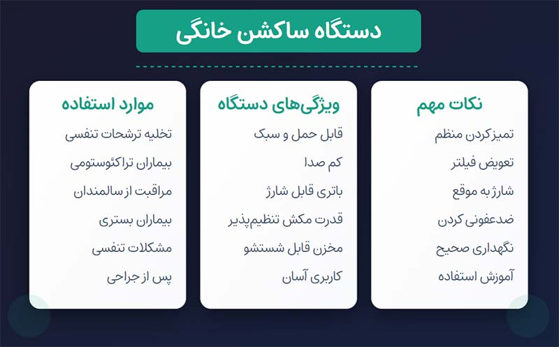دستگاه ساکشن خانگی