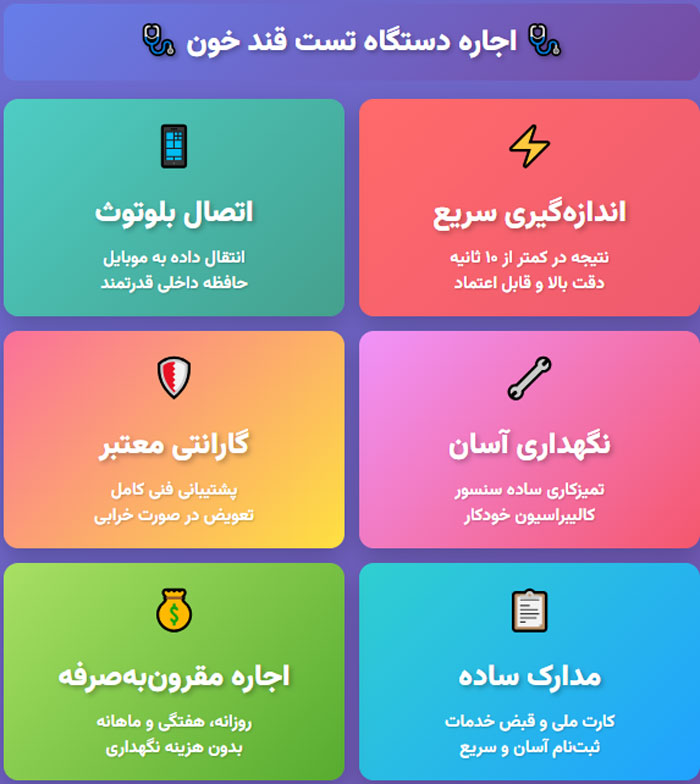 اجاره-دستگاه-تست-قند-خون-،-اینفو دستگاه تست قند خون