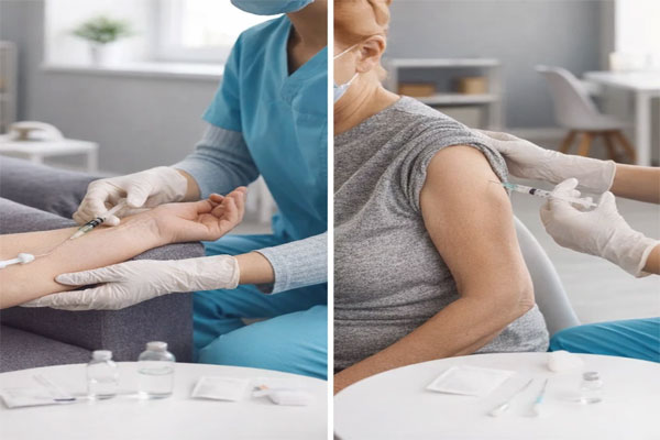 تزریق عضلانی و وریدی چگونه انجام می‌شود؟